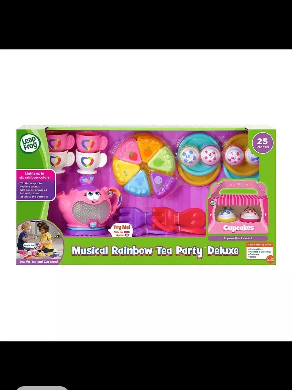 LeapFrog Musical Rainbow Tea Party Deluxe - Pink Rainbow Tea Set